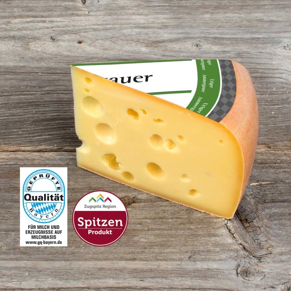 Uriger Ammergauer Käse, mindestens 400g (22,10€ / 1kg), geliefert in 2 Stck. zu je ca. 200g